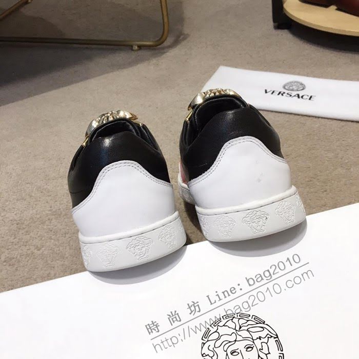 VERSACE男鞋 男士最新小白鞋系列 範思哲休閒便鞋  jpx1383